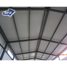 Qingdao prefabricated H section steel frame metal shed building